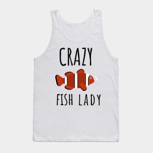 Crazy Fish Lady Tank Top